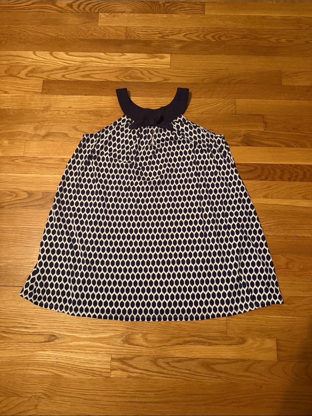 kate spade Navy and‎ White patterned Sleeveless night Dress